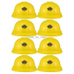 Hat Hard Construction Kids Party Child Worker Hats Plastic Childrensdress Up Yellow Builders Engineer Cap Funny HKD230823