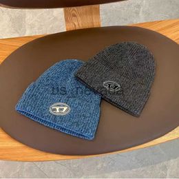 Beanie/Skull Caps Autumn and Winter Adult Simple Knitted Hat Casual Versatile Woollen Hat Men's and Women's Cold and Warm Cover Head Hat Ear Protection Hat J230823