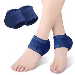 Shoe Parts Accessories Gel Silicone Heel Protector Sleeve Pads Cups Plantar Fasciitis Support Feet Care Skin Repair Cushion Halfyard Socks 230823