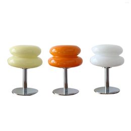 Table Lamps Glass Stained Desk Lamp Children's Bedroom Bedside Study Home Decoration Egg Tart