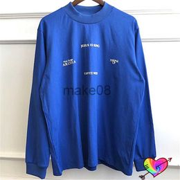 Men's Hoodies Sweatshirts Blue Jesus Is King Crew Neck Hoodie Men Women Sweatshirts Oversized 2022 Long Sleeve Ye Tour Hoodie J230823