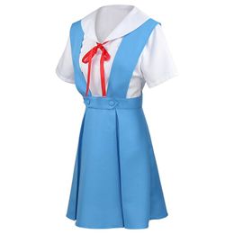 Kostium motywu Halloween japońskie anime kobiety Cosplay Asuka Langley Soryu Tokyo Ayanami Rei Costume School Mundlid 230822