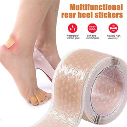 Shoe Parts Accessories 100cm Gel Heel Protector Foot Patches Adhesive Blister Pads Liner Shoes Stickers Pain Relief Plaster Care Cushion Grip 230823