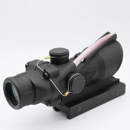 ACOG 4x32 Fibre Illuminated Red Chevron Scope with Killflash and Embossed Logo