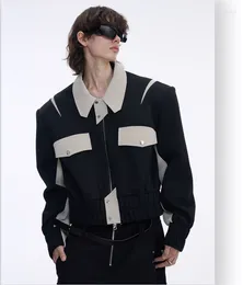 Men's Jackets G08399 Fashion Coats & 2023 Runway Luxury European Design Party Style Clothing