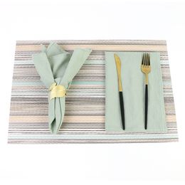 Table Napkin Sage Green Factory Wholesale Serving Cloth Napkins Cotton Fabric Serviette Table Towels Set for Wedding Decoration Easter 230823