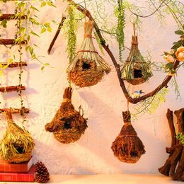 Garden Decorations Forest Theme Decoration Wall Outdoor Pendant Straw