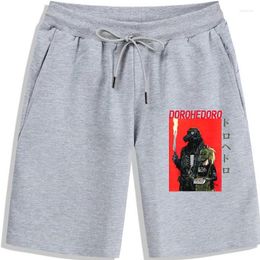 Men's Shorts Japanese Anime Dorohedoro Pattern Short Sleeve Spring Summer Men/Women Pure Cotton Fashion Male Casual Loose