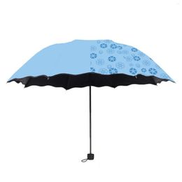 Umbrellas Flounce Design Portable Umbrella Comfortable Grip Easily Clean For Summer Rainy Or Sunny Days