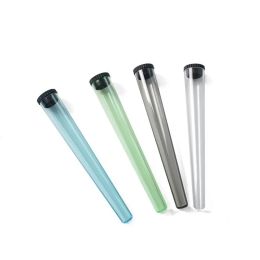 wholesale transparent Sealing Packaging Bottles conical plastic horn tubes 116mm conical cigarette tube packing bottle storage pipe LL