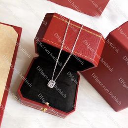 Designer Necklace Women Luxury Diamond Necklace Exquisite Pendant Chain 925 High Quality Jewelry Gift For Anniversary Christmas