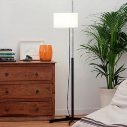 Floor Lamps Living Room Lamp Can Be Raised And Lowered Modern Simple Luxury Design Fabric American Home Bedroom El Villa