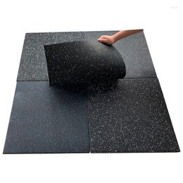 Carpets Customized Gym Rubber Floor Mats Flame Retardant Buckle Indoor Absorption Buffer Soundproof 50X50CM