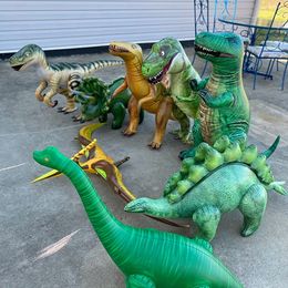 Other Event Party Supplies Inflatable Dinosaur Balloons Dino Baby Birthday Decoration Jurassic Animals Raptor Brachiosaurus Toys Kids Favours 230822