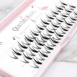 False Eyelashes DIY Eyelashes Clusters 9-12mm Premade Fan Lash Extension Individual Heat Bonded Cluster Lashes Natural Soft Eye Makeup Tools x0823