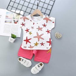 Clothing Sets Summer Children Suits For Boys And Girls Short Sleeve Sets For Baby Boys Clothes T-shirt Shorts Sets Toddler Clothing