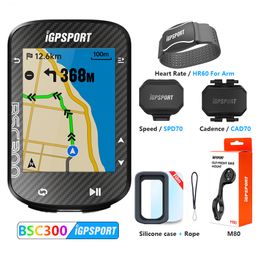 Bike Computers IGPSPORT Bsc300 Gps Computer Wireless Speedometer GPS Navigation ANT Cadence Sensor IPX7 Waterproof Bicycle 230822