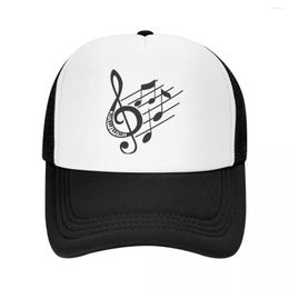 Ball Caps Personalized Music Note Baseball Cap Sports Men Women's Adjustable Trucker Hat Spring