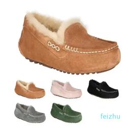 Classic design Australia low winter Warm shoes Flat bottom boots Real leather women's snow leisure boots shoes