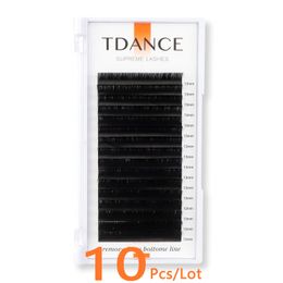 False Eyelashes TDANCE 10CaseLot Individual Supplies Professional Mink s Russian Lashes 230822