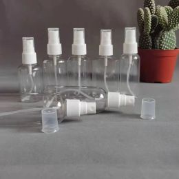 garrafas de perfume de plástico por atacado PET 2ml 3ml 5ml 10ml 30ml 50ml 60ml 100ml Atomizador transparente transparente Mini recipiente de spray recarregável LL