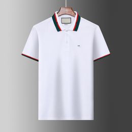 Men Polo Shirts Luxury Italy Designer Mens Clothes Short Sleeve Fashion Casual Men's Summer EmbroideryLetterSolid colorT Shirt Many Colours are available Size M-3XL