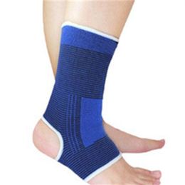 Ankle Support Elastic Band Brace Gym Sports Promotion Protect Tknitting Herapy Pain Keep Warm Sapphire Blue ZZ