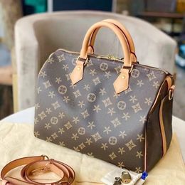 Casual Fashion Travel Bag Print Flower Women Handbags Sale High Capacity Bags Cartoon Brown Pillow shoulder bags Totes 5188