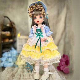 Dolls 30CM BJD Doll Fashion Toy Birthday Gift 3D Eyes Beautiful Clothes and 230822