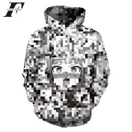 Men's Hoodies Sweatshirts Men Hoodie Sweter Hoodie Ahegao 3D Sweter Wajah Gadis Pemalu Pria Wanita Jaket Ritsleting Longgar Harajuku Streetwear Seksi Anim 230822