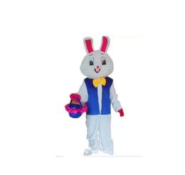 Discount factory hot Adult Cute BRAND Cartoon Easter Bunny Rabbit Mascot Costume Fancy Dress