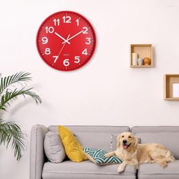 Wall Clocks Silent Clock High-precision 12-inch Battery Operated Easy-to-read Non-ticking Quartz Timepiece For Home