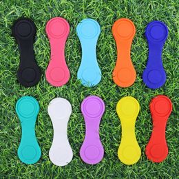 Keychains Silicone Golf Hat Clip Ball Marker Holder With Strong Magnetic Attach To Your Pocket Edge Belt Clothes Gift Accessories