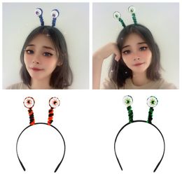 Party Supplies Blood Eyeball Shape Hair Hoop Women Makeup Head Band For Poshoot Live Broadcast Halloween Accessory Drop