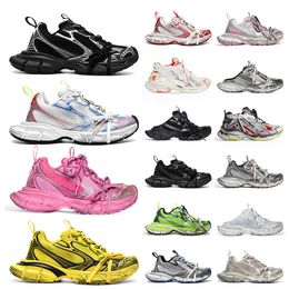 Luxury Track 3XL Women Men Designer Shoes Rose Goldens phantom Sneakers Tracks Mule Loafers Shoe Pink Nylon Mesh Neon Triple Black Runners Large Sole Casual Trainers