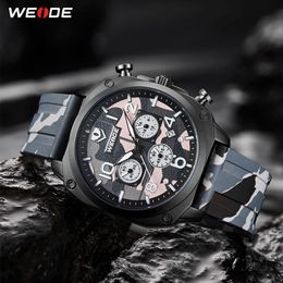 WEIDE watch Top Brand Mens Military Digital Display Man Sports Silicone Strap Fashion Outdoor Casual Wristwatches relojes hombre269Y