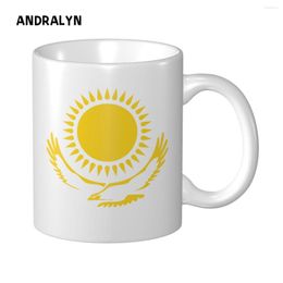 Mugs Kazakhstan Mug 330ml 2023 Funny Ceramic Creative Coffee Christmas GIft Cup