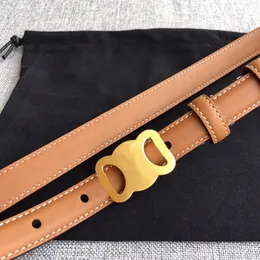 Belts Genuine Leather designer belt Fashion Smooth Belts Retro Design Thin Waist Belts for Men Womens Width 1.8cm 2.5CM Genuine Cowhide