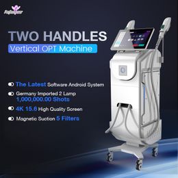 2023 Permanent Hair Removal Device OPT Beauty Device Elight Machine Skin Rejuvenation 3500W Power OPT 2 Handles 1000000 Shots Breast Lifting Salon Equipment