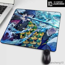 Mouse Pads Wrist Small Mouse Pad Demon Slayer Kimetsu No Yaiba Gaming Accessories Keyboard Desk Mat Pc Computer Anime Mousepad Table Carpet R230823