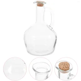 Dinnerware Sets Glass Oiler Olive Cruet Container Small Condiment Bottle Kitchen Dispenser Spout