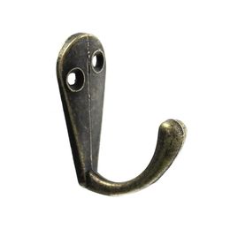 Whole- Single Prong Clothes Coat Robe Purse Hat Hook Hanger Antique Bronze 3 4cm x 1 4cm1 3 8 x 4 8 30PCs 2015 267l