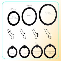 34 pcs Penis Rings Cock Sleeve Delay Ejaculation Silicone Beaded Time Lasting Erection Sexy Toys for Men Adult Games8987994