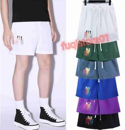 Designer Fashion Casual Clothing A miri Shorts Crack Letter Printed Shorts Trendy Mens Loose Classic Letter Embroidered Tassel Drawstring Sports Shorts #4