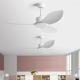 Inch Modern Ceiling Fan Without Light DC Remote Control Plastic Blade Bedroom Indoor Industry 220V No Lights Electric