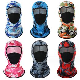 Tactical Headgear Neck Gaiter Scarf Training Riding Camouflage Mask Camo Outdoor Balaclava Cap Motorcycle ski Protective Full Face Masks