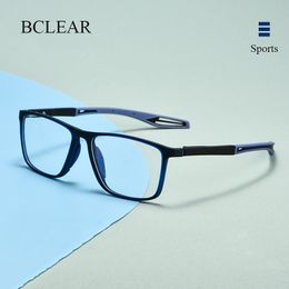 Fashion Sunglasses Frames TR90 Eyeglasses Frame Men Basketball Outdoor Ultralight Eye Glasses Sports Full Rim Myopia Optical Prescription Eyewear 230822