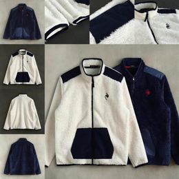 Designer mens jackets Wool lamb coat casual long sleeve outwear pony coats Autumn Winter Warm clothing M-2XL249W