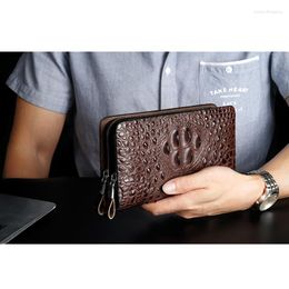 Wallets Men Pu Leather Fashion High Quality Male Long Clutch Purse Coin Pocket Zipper Wallet Purses Card