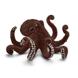 Decorative Objects Figurines 3.7inch North America Octopus Ocean Sea Life Figurine Toy Figures 14768 For Home Decoration 230823